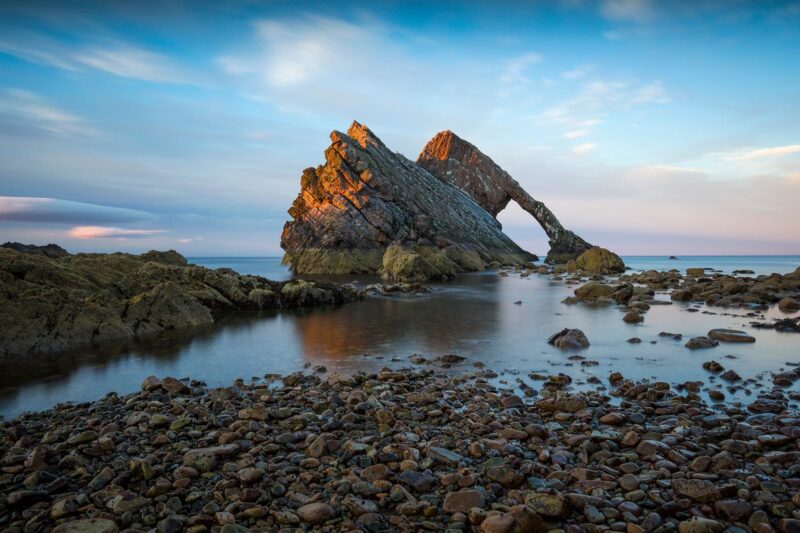 Bow Fiddle Rock, Moray