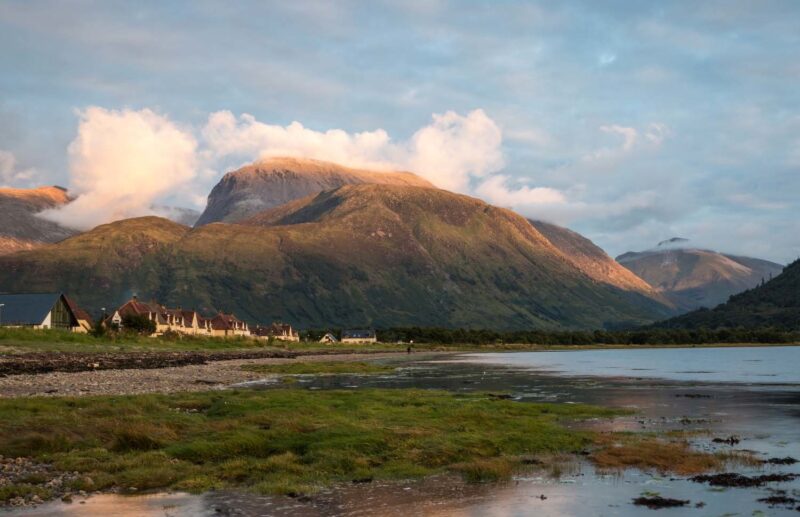 Ben Nevis Seen From The Beach At Corpach