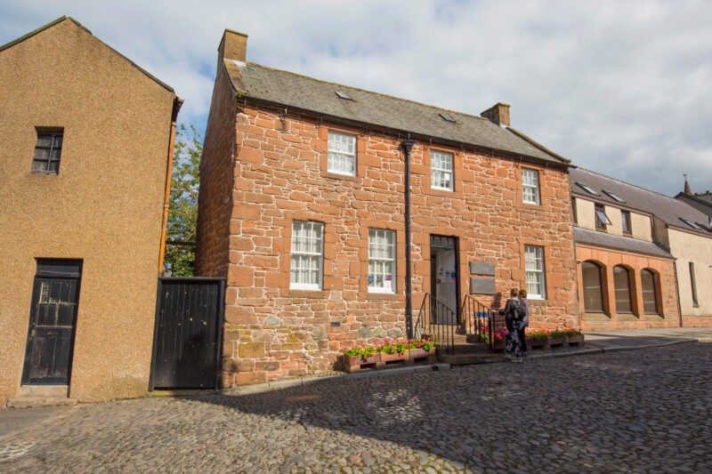 The Robert Burns House In Dumfries Where He Spent The Last Years Of His Life